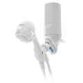 White Shower Filter Product image, with wand